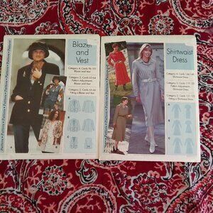 Sewing Patterns/80/ Vintage /Suit Patterns/ Women's Fashion